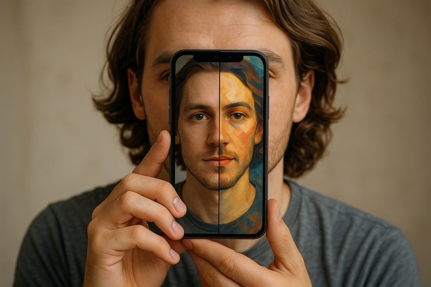 aesthetic painterly filter