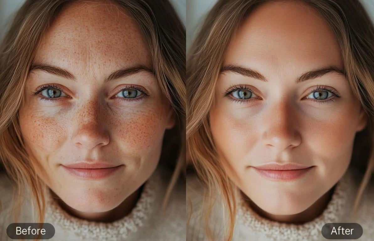 face and skin enhancement using ai