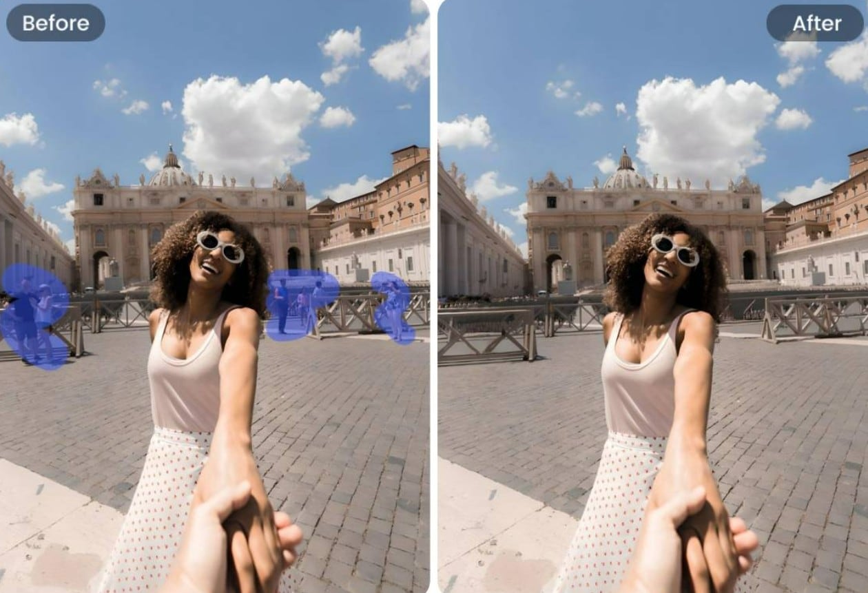 object detection and removal using ai