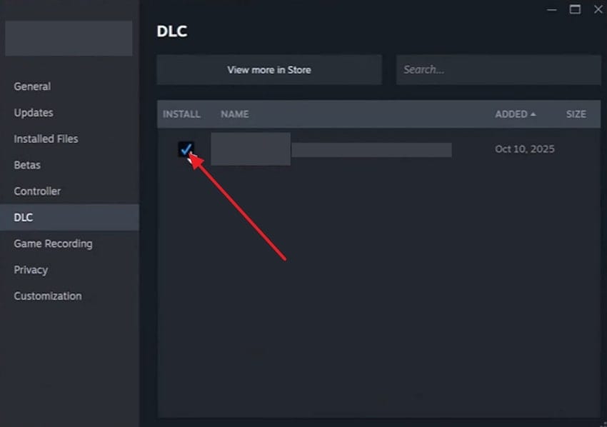 uncheck battlefield 6 dlcs