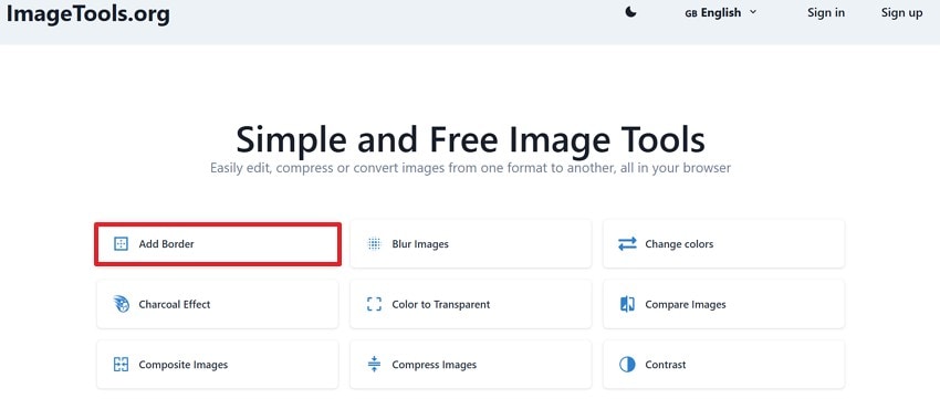imagetools add border