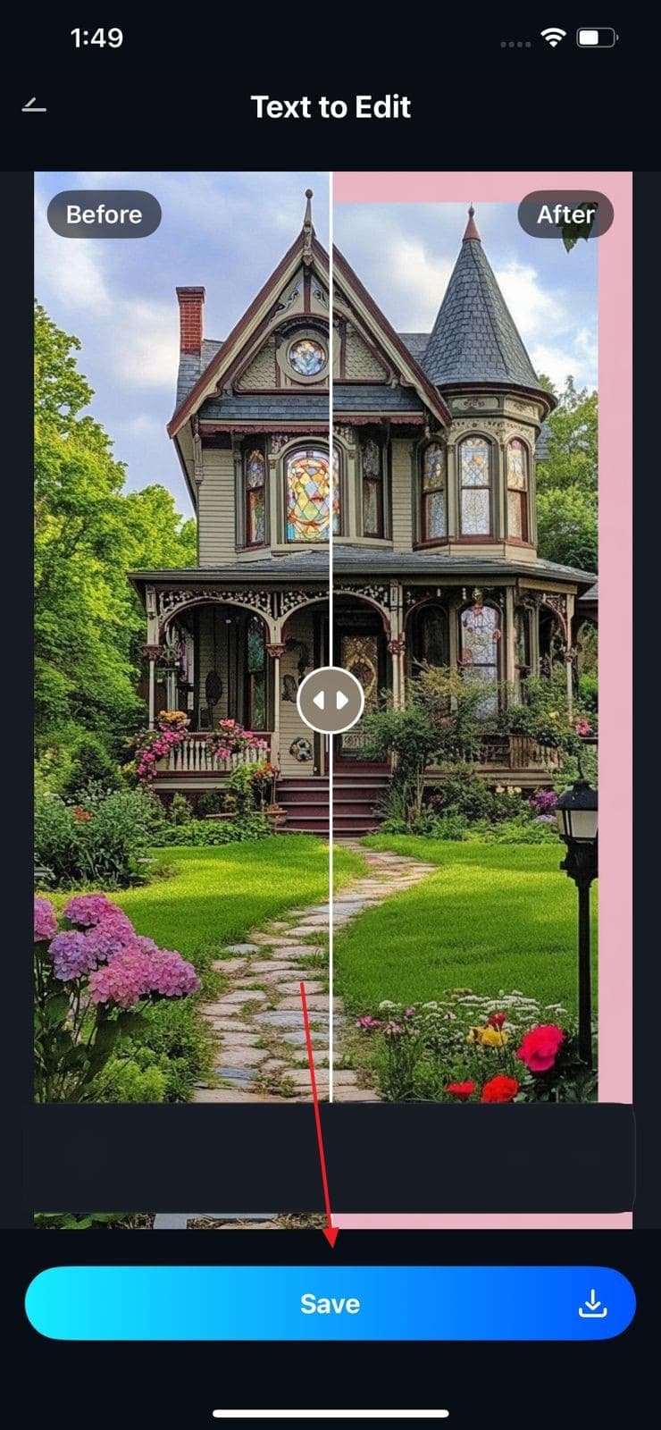 save image with border repairit app