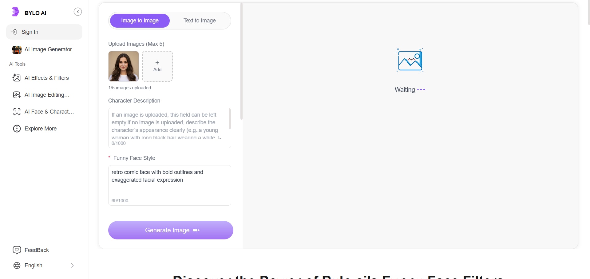 add funny filter to photos