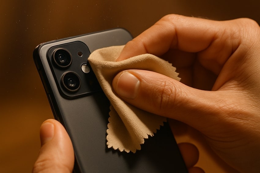 keep your camera lens clean