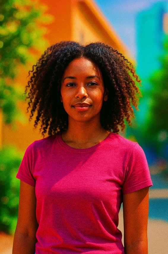 vibrant color splash