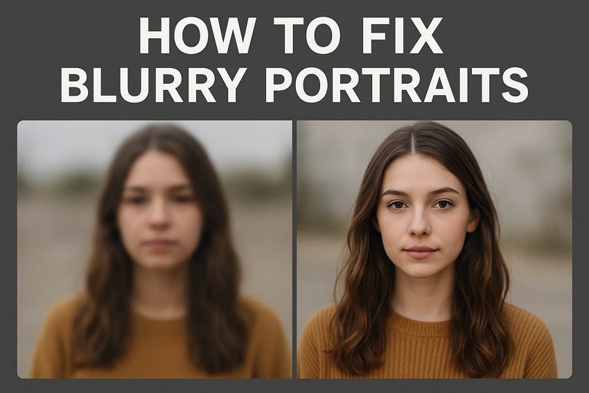 How to Fix Blurry Portrait for Clearer & Sharper Quality: Ultimate Guide