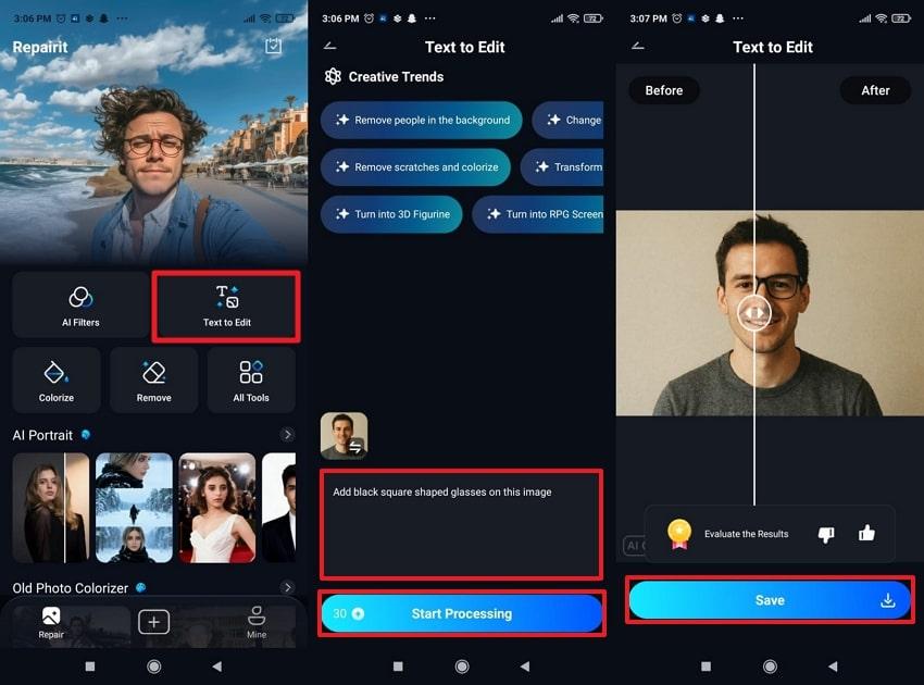 repairit text to edit feature
