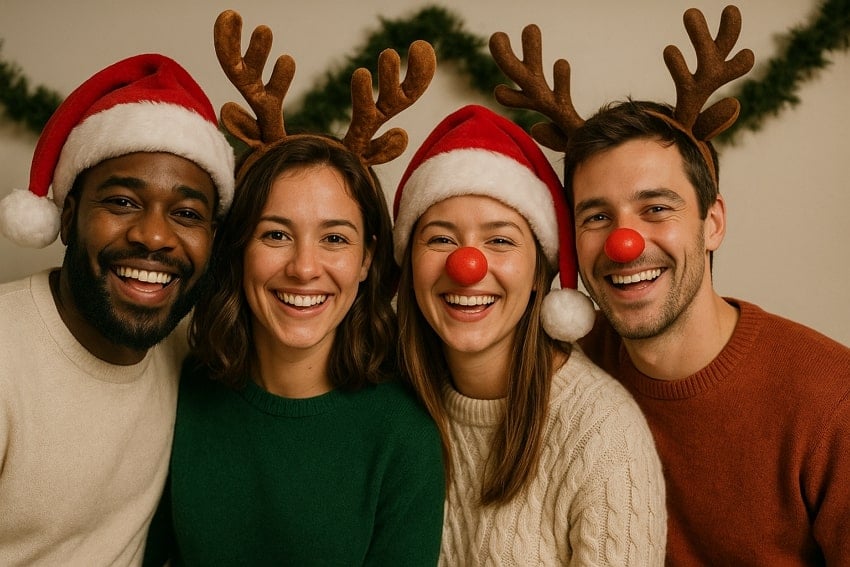 christmas character filter picture