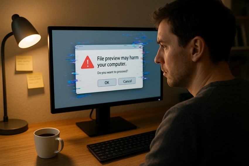 what is file preview error causes
