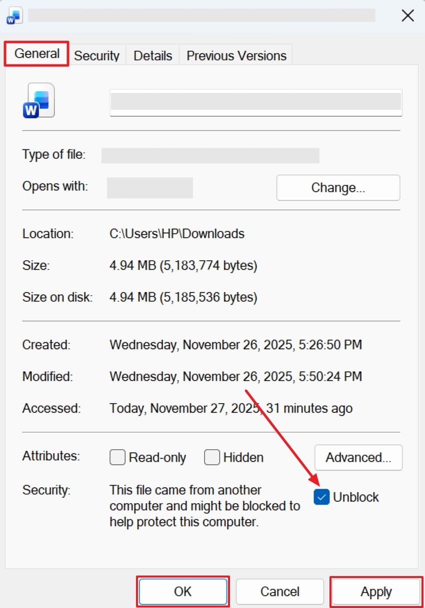 unlock error files manually