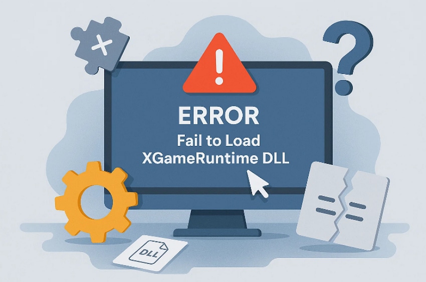 reasons failed to load xgameruntime dll