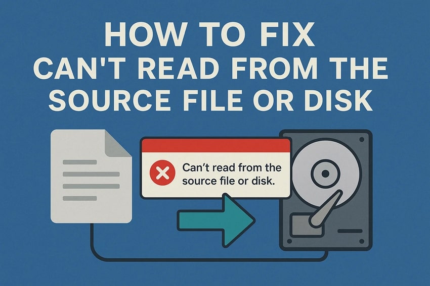 Can't Read From the Source File or Disk? How to Fix It in Windows
