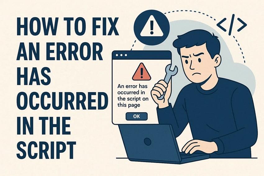 Troubleshooting “An Error Has Occurred in the Script on This Page”
