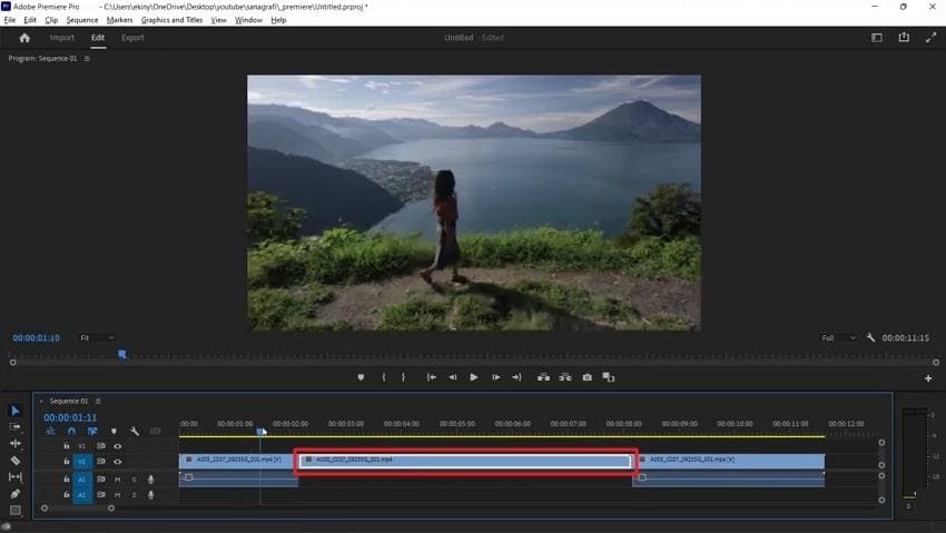 adjust segmented clip