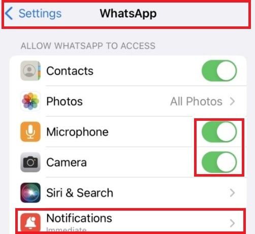 iphone notification settings