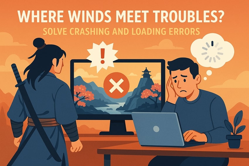 Where Winds Meet Troubles? Solve Crashing and Loading Errors