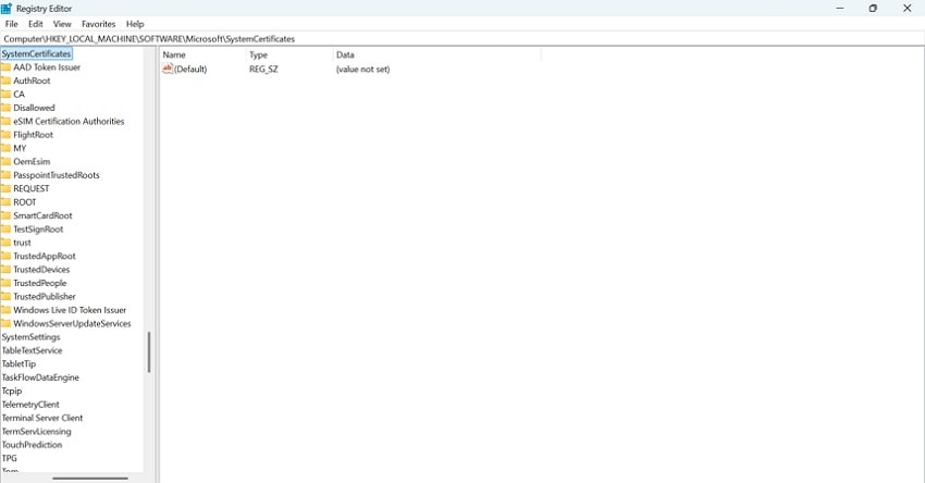 access registry editor on windows