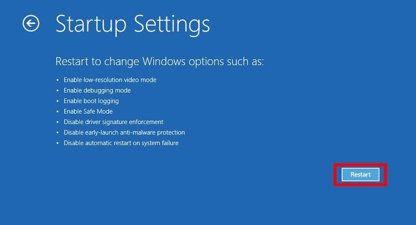 select enable the boot logging
