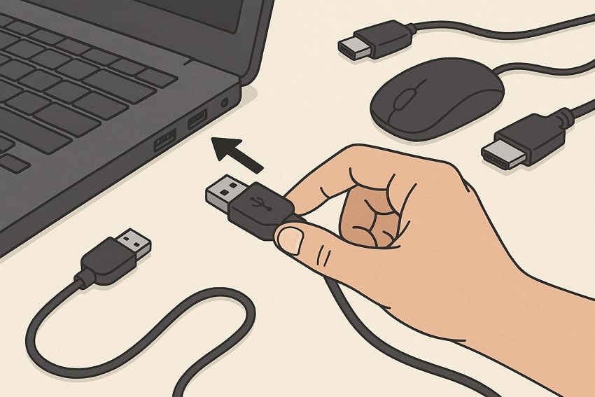 disconnecting external devices