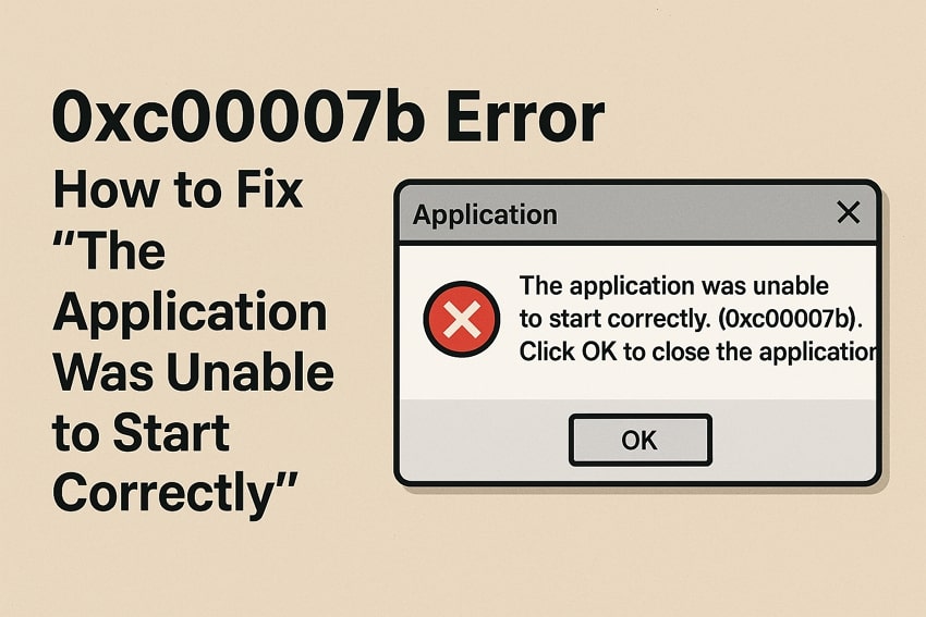 0xc00007b Error: How to Fix 