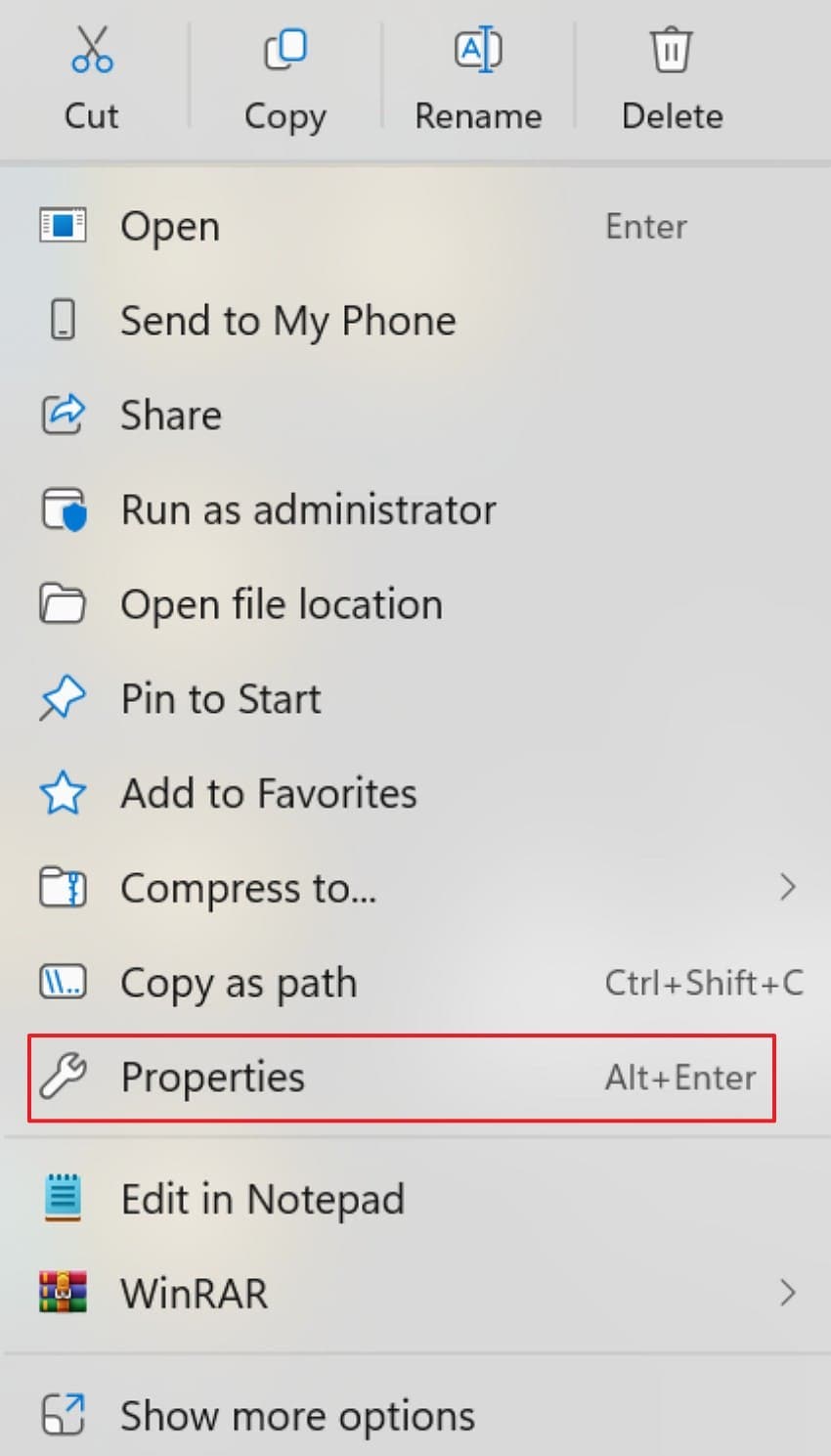 select paste option from the list