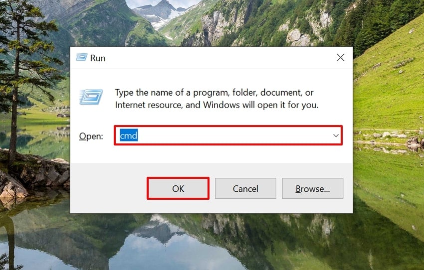 open cmd run program