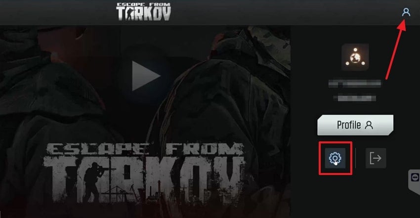 access game setting eft launcher