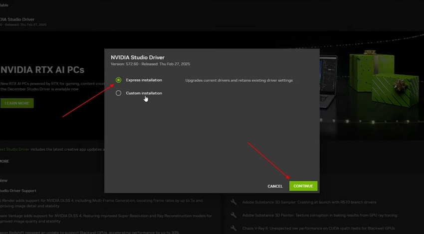 download and install gpu drivers