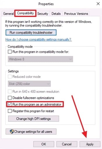 run eft game as administrator