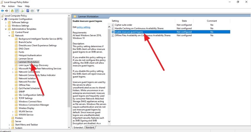 access local group policy editor