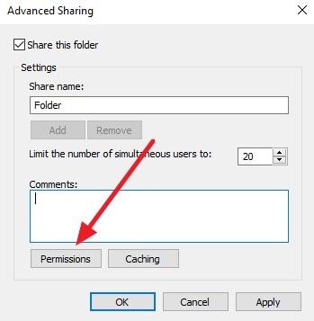 locate and press permissions
