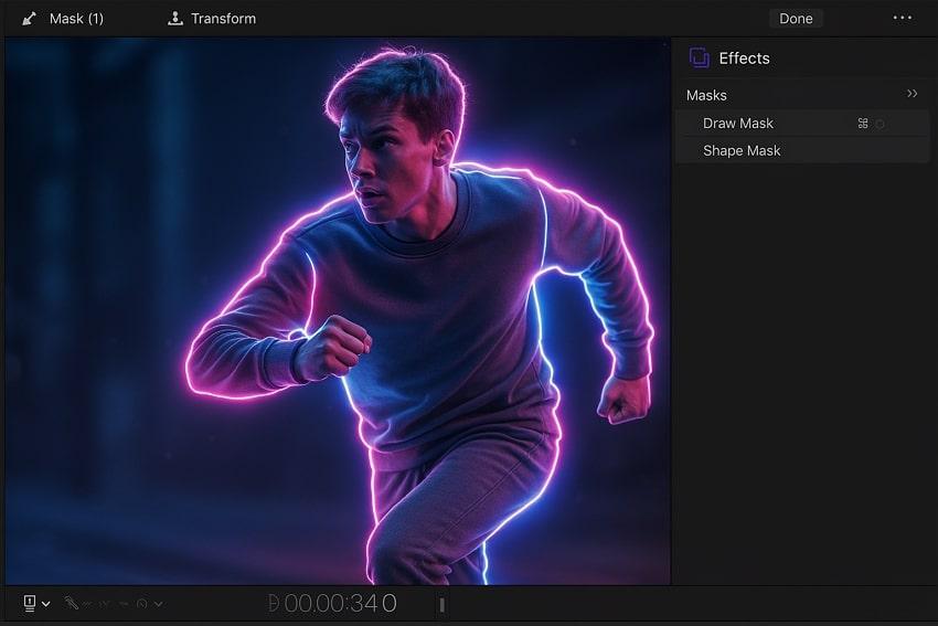 cutout or outline subject