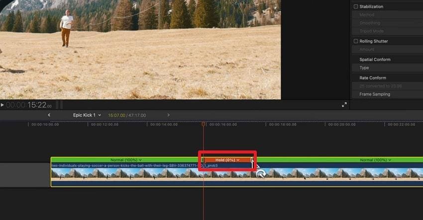 make the hold segment long