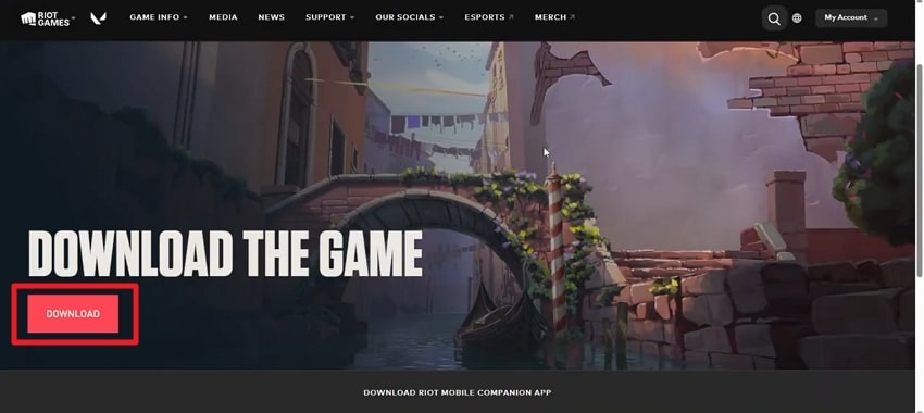 downloading the valorant