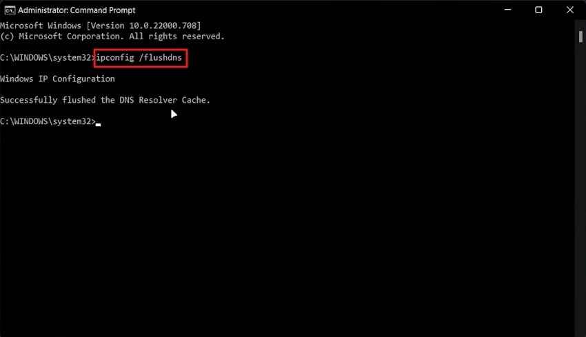flushing the dns cmd