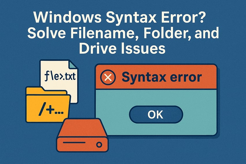 Windows Syntax Error? Solve Filename, Folder, and Drive Issues