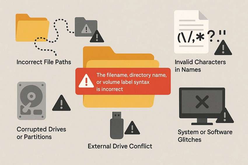 reasons for windows syntax error
