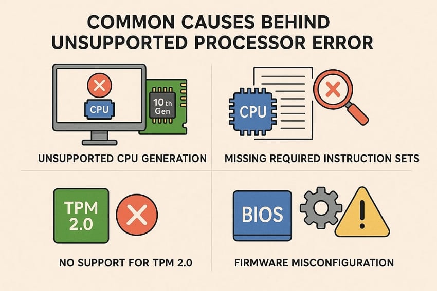 reasons windows upgrade error