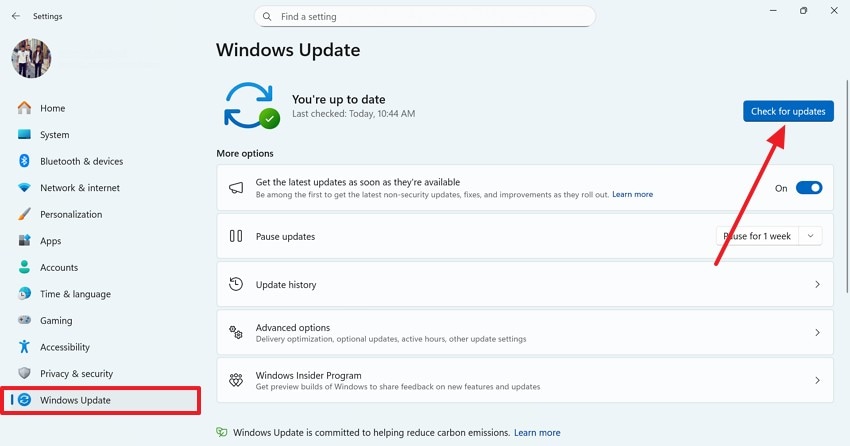 update windows upon restart