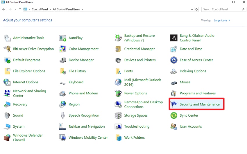 choose security and maintenance