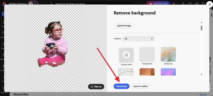 save jpg without background