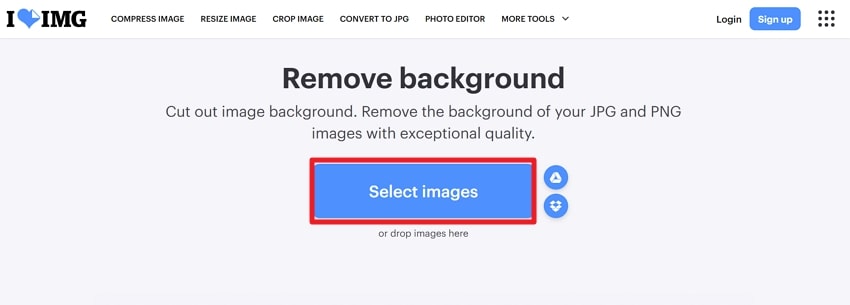 add image on i love img