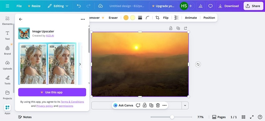 canva image enhancer online