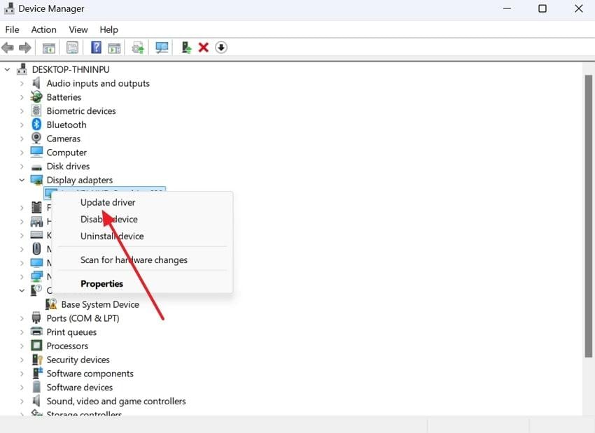 update windows driver