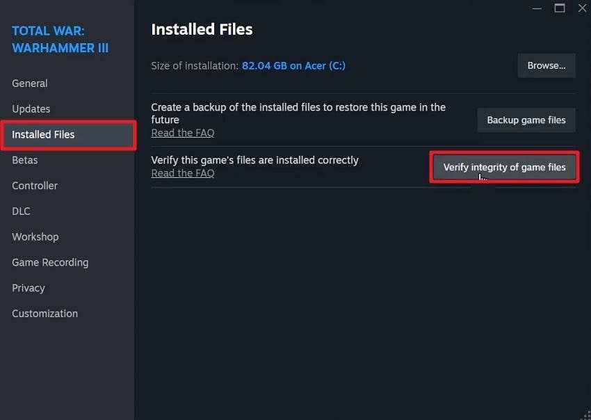 verify steam game files