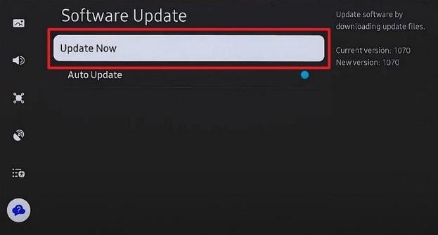 update samsung tv software