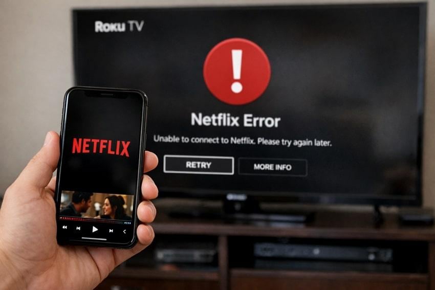 text netflix on other device