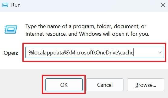 access onedrive cache folder