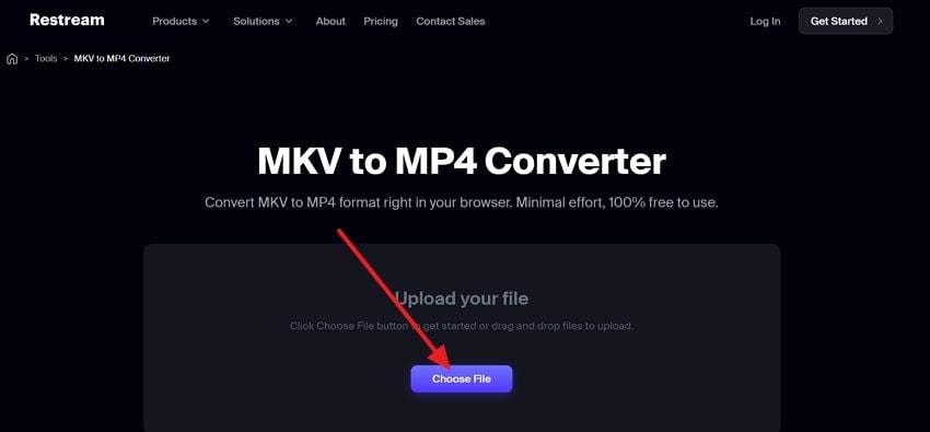 convert mkv to mp4 on restream