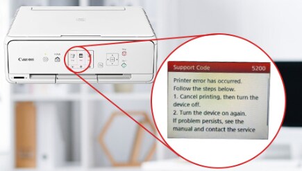 understanding cannon support 5200 error